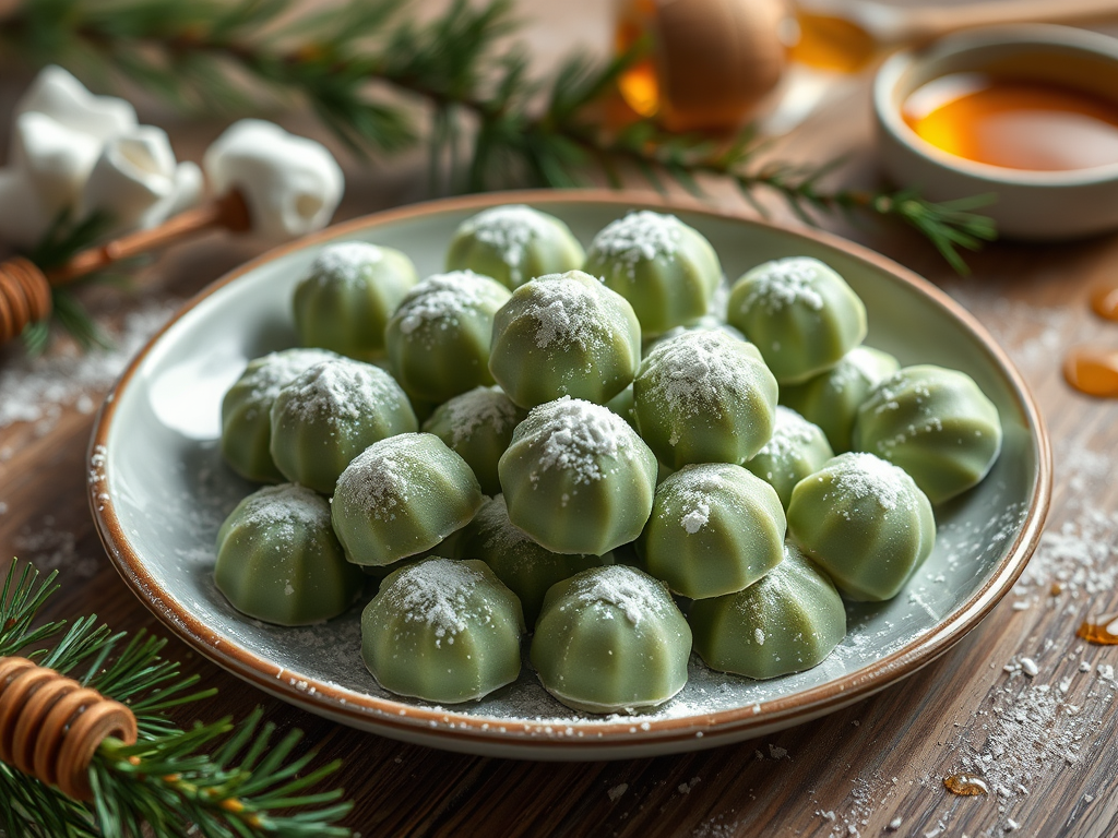 Bonbons aux aiguilles de sapin et au miel